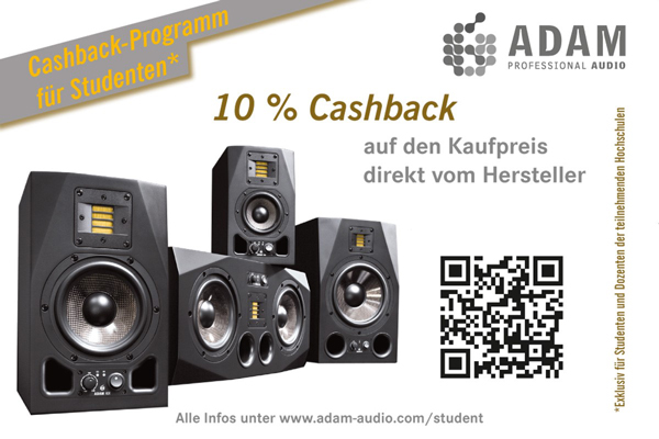 ADAM Audio 10% EDU Cashback