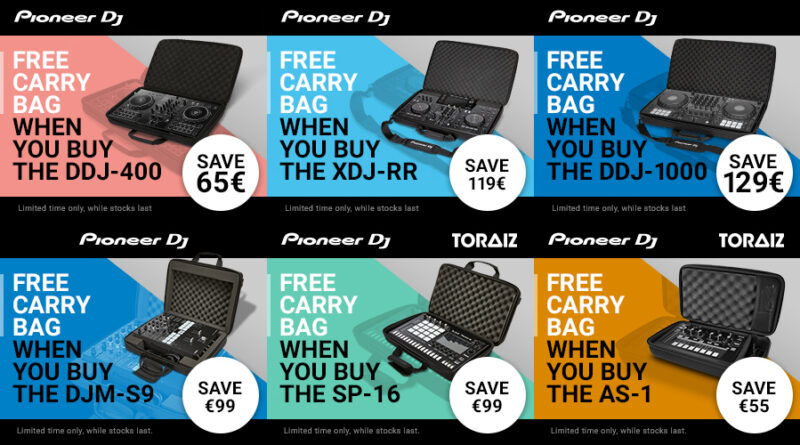 Pioneer DJ - Gratis Bags - Bis zu 129 Euro sparen