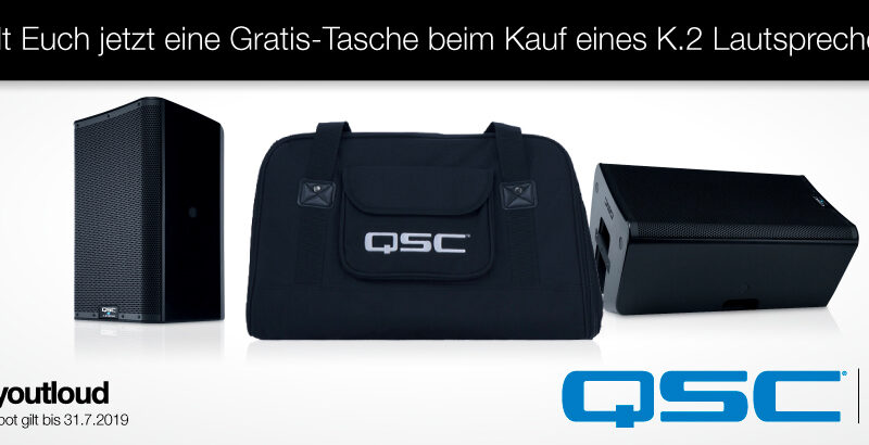 QSC K.2. Serie - Bis 31.07.19 gratis Bag sichern