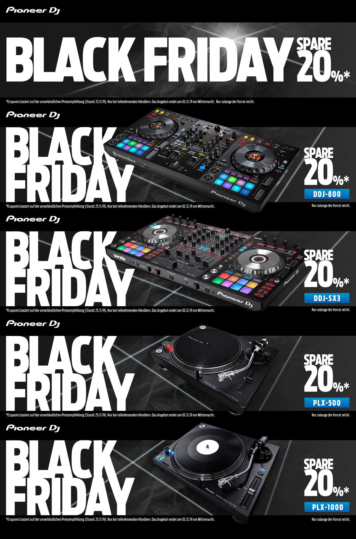 Pioneer DJ - Black Friday Deals - 20% off