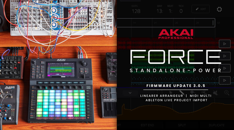 Akai Professional Force - Relaunch - OS Update 3.0.5.