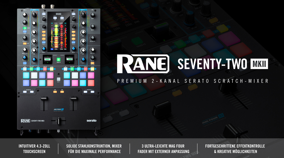 Rane DJ Seventy-Two MKII - Jetzt erhältlich