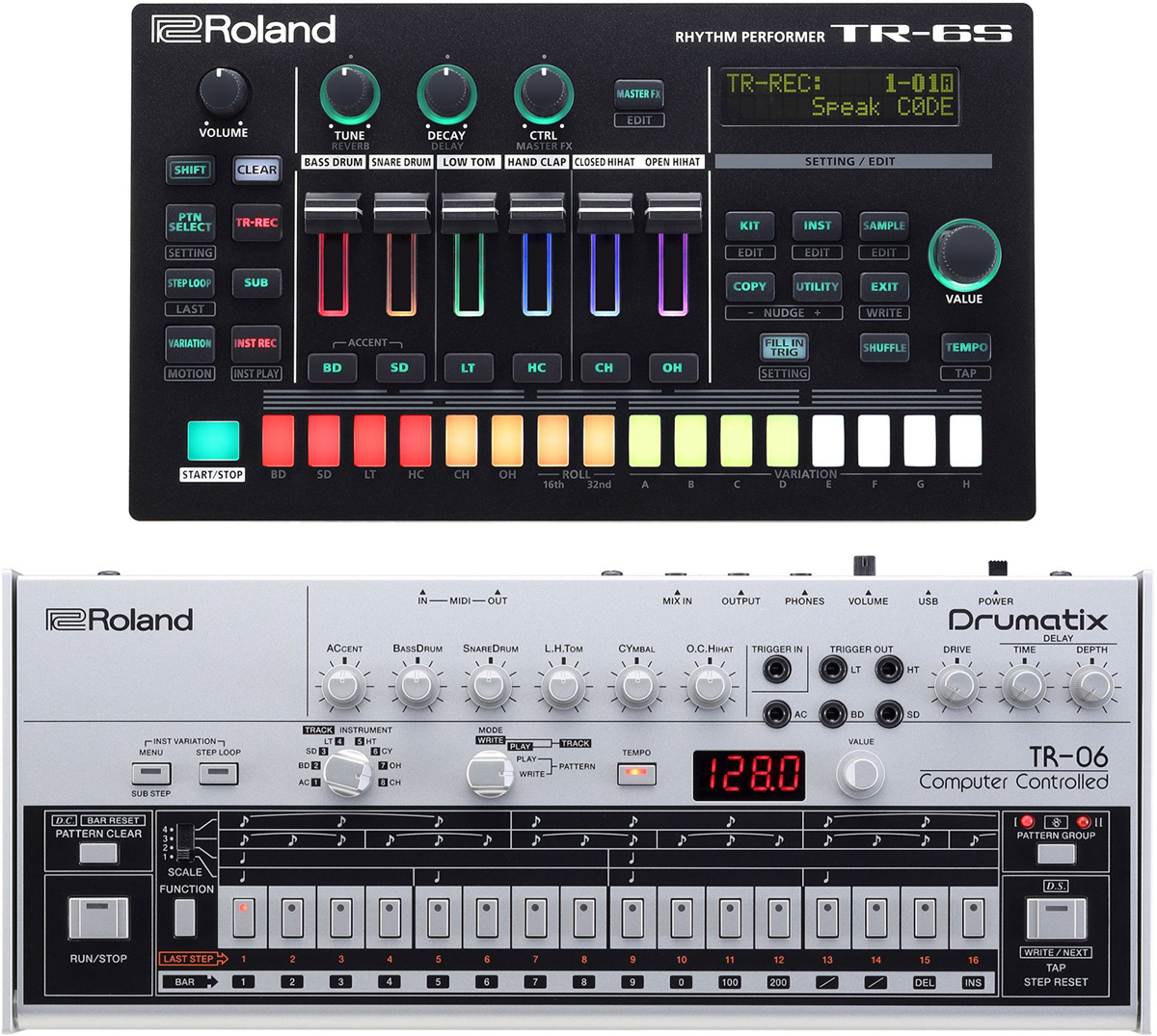 Roland TR-6S und TR-06 Drumatrix vorgestellt