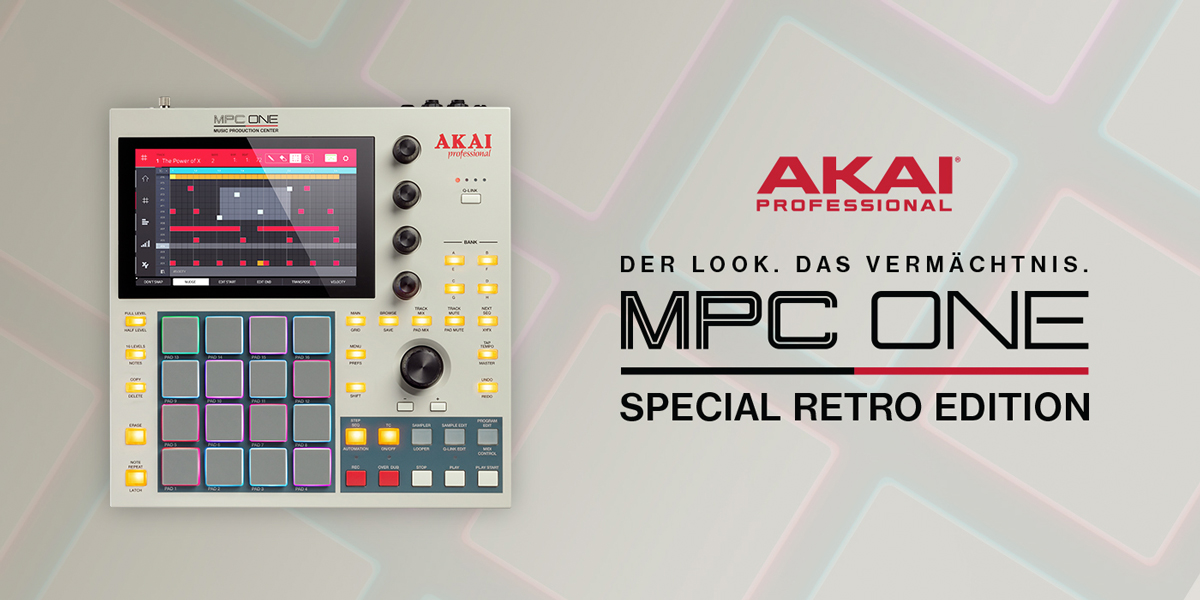 Akai Professional MPC ONE Retro Edition vorgestellt