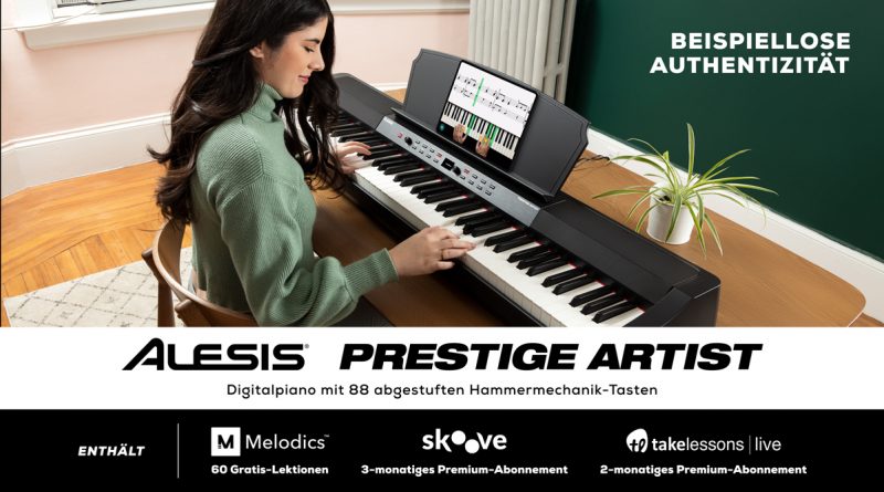 Alesis Prestige + Prestige Artist Digitalpianos angekündigt