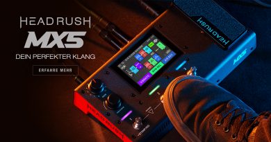 HeadRush MX5 Gitarreneffekt + Amp Modelling Prozessor vorgestellt