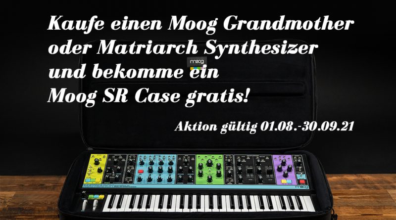 Gratis Moog SR Case mit Matriarch und Grandmother