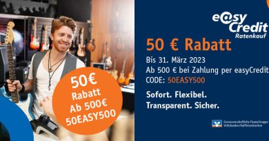 50 Euro Sofortrabatt – Ratenkauf by easyCredit – 01.03.-31.03.2023